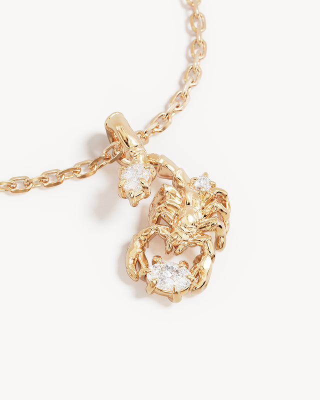 18k Gold Vermeil You Are Magic Zodiac Necklace Scorpio