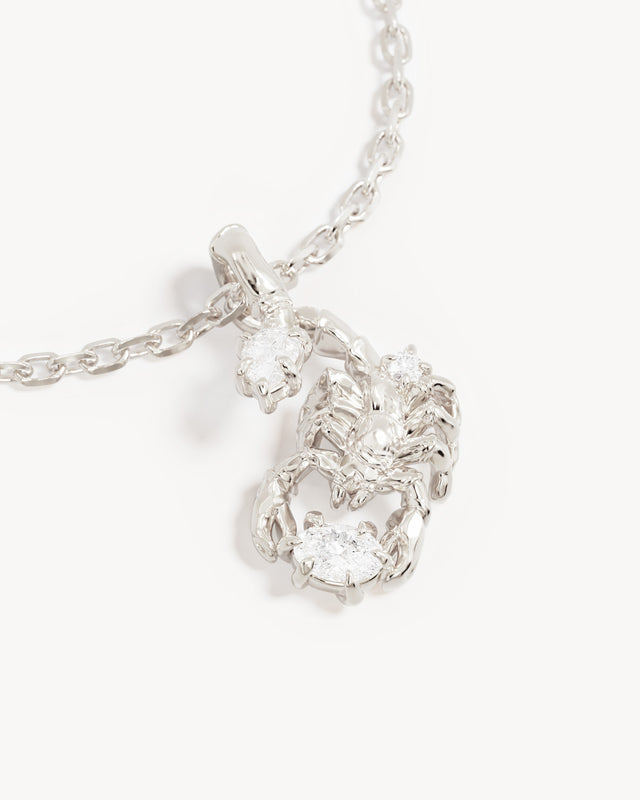 Sterling Silver You Are Magic Zodiac Necklace Scorpio