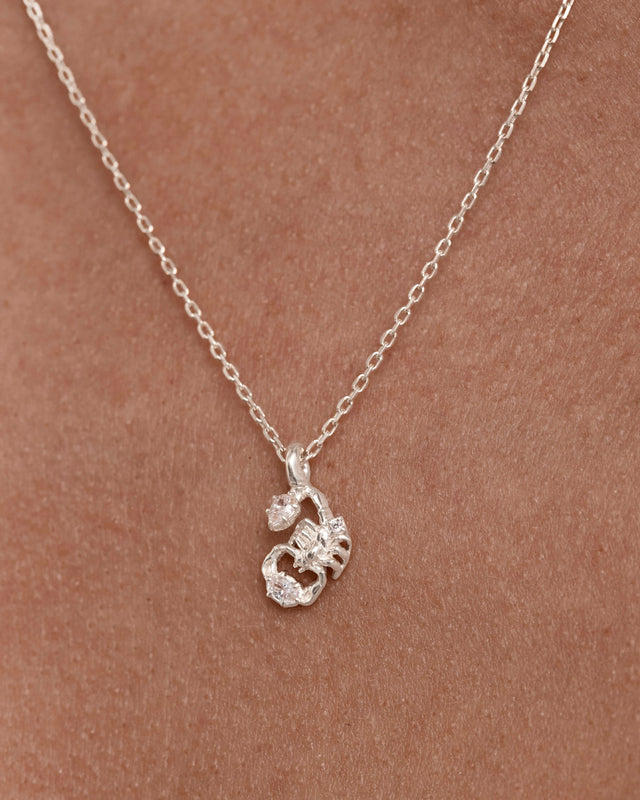Sterling Silver You Are Magic Zodiac Necklace Scorpio