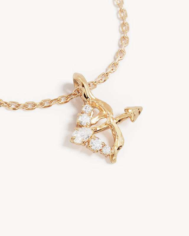 18k Gold Vermeil You Are Magic Zodiac Necklace Sagittarius