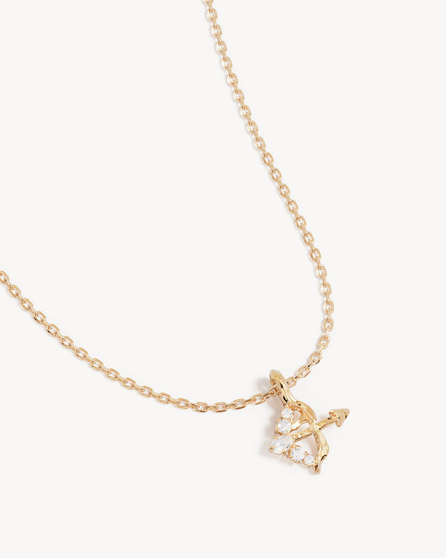 18k Gold Vermeil You Are Magic Zodiac Necklace Sagittarius