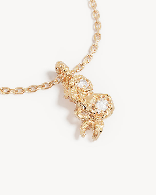 18k Gold Vermeil You Are Magic Zodiac Necklace Capricorn