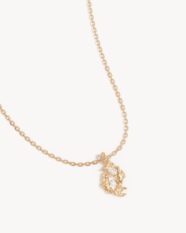 18k Gold Vermeil You Are Magic Zodiac Necklace Pisces