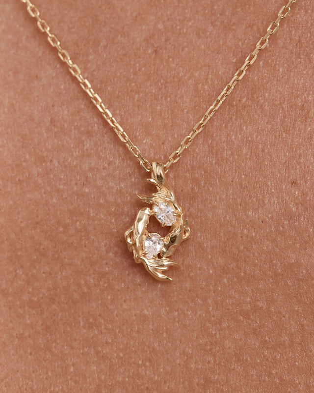 18k Gold Vermeil You Are Magic Zodiac Necklace Pisces
