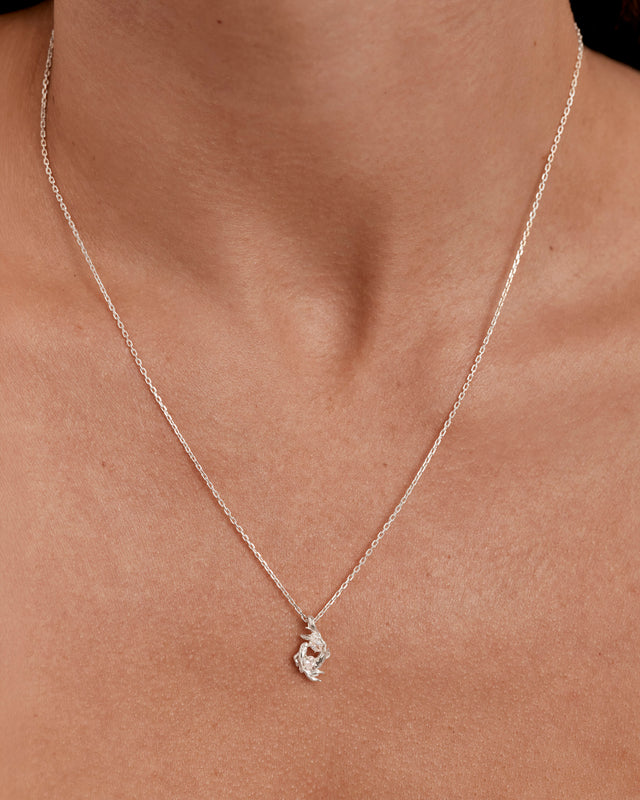 Sterling Silver You Are Magic Zodiac Necklace Pisces