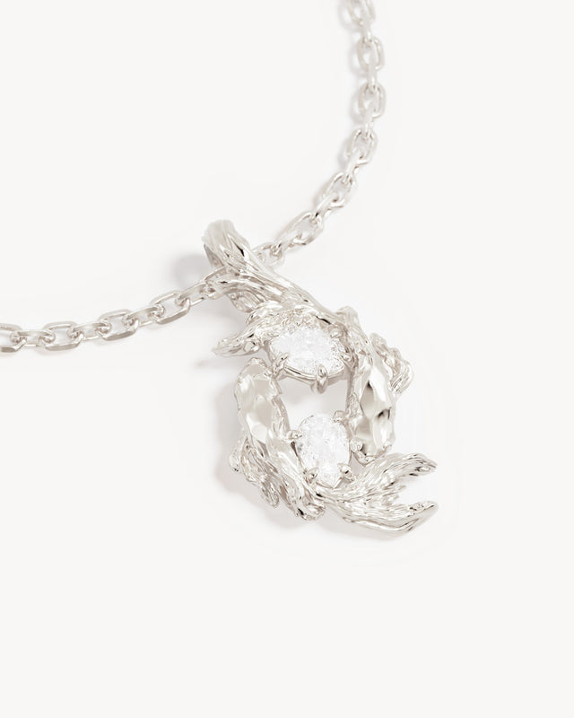 Sterling Silver You Are Magic Zodiac Necklace Pisces