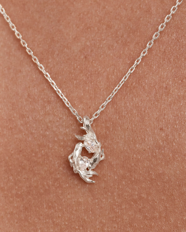 Sterling Silver You Are Magic Zodiac Necklace Pisces