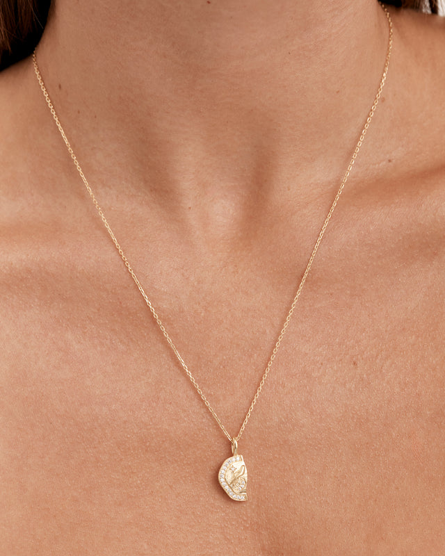 18k Gold Vermeil Together We Are Magic Necklace - My Moon