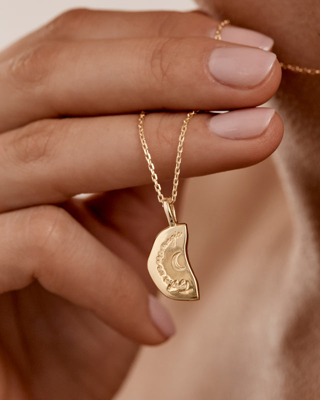 18k Gold Vermeil Together We Are Magic Necklace - My Moon
