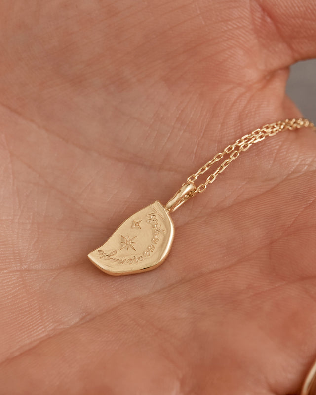 18k Gold Vermeil Together We Are Magic Necklace - My Stars