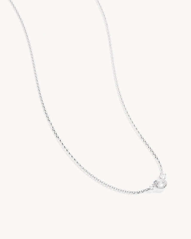 Sterling Silver Quiet Radiance Necklace