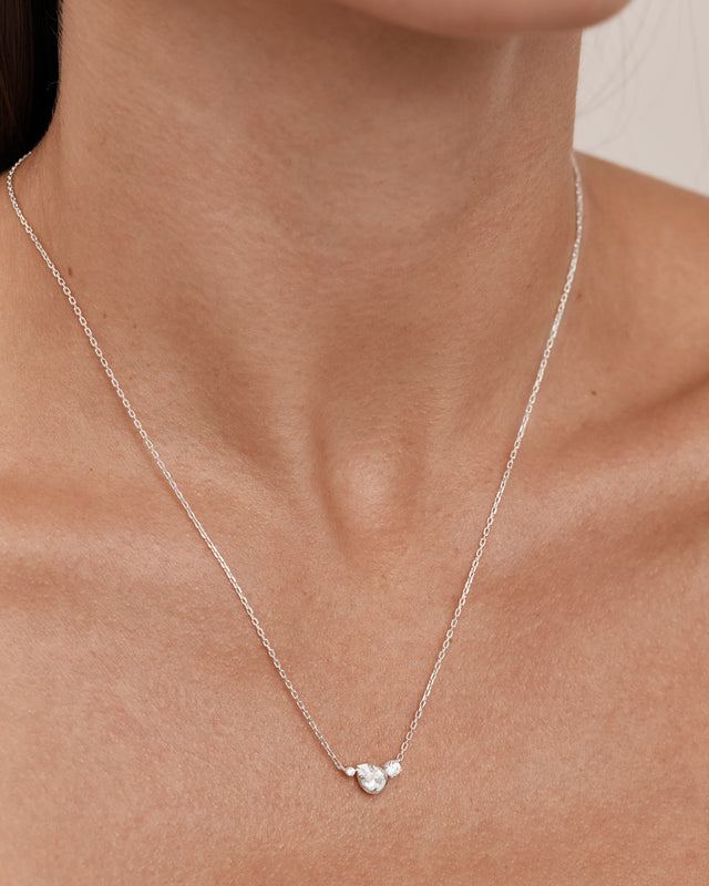 Sterling Silver Quiet Radiance Necklace