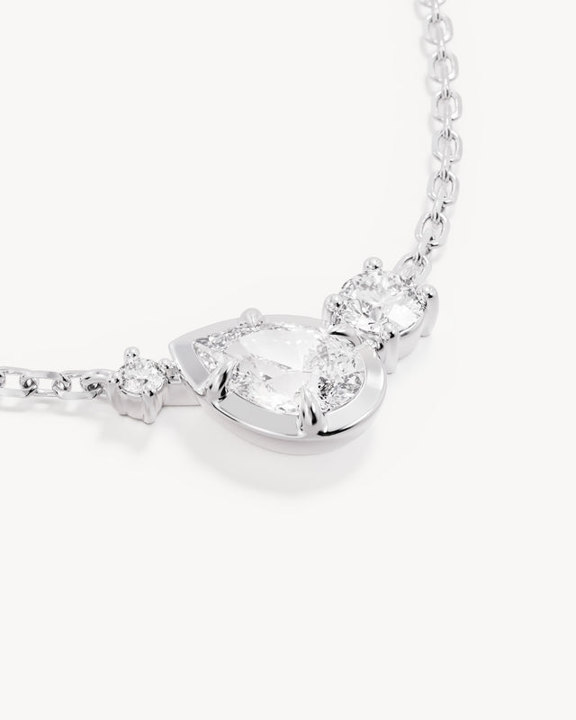 Sterling Silver Quiet Radiance Necklace