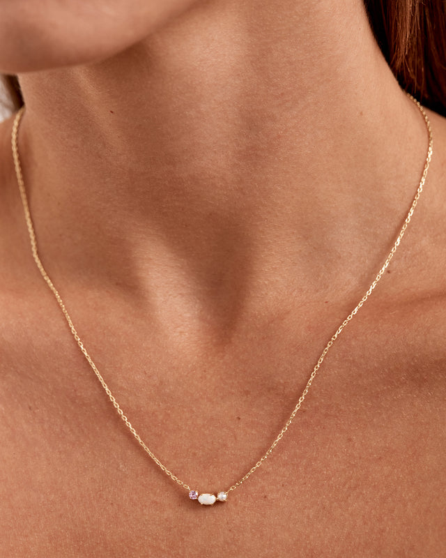 18k Gold Vermeil Cosmic Bloom Necklace