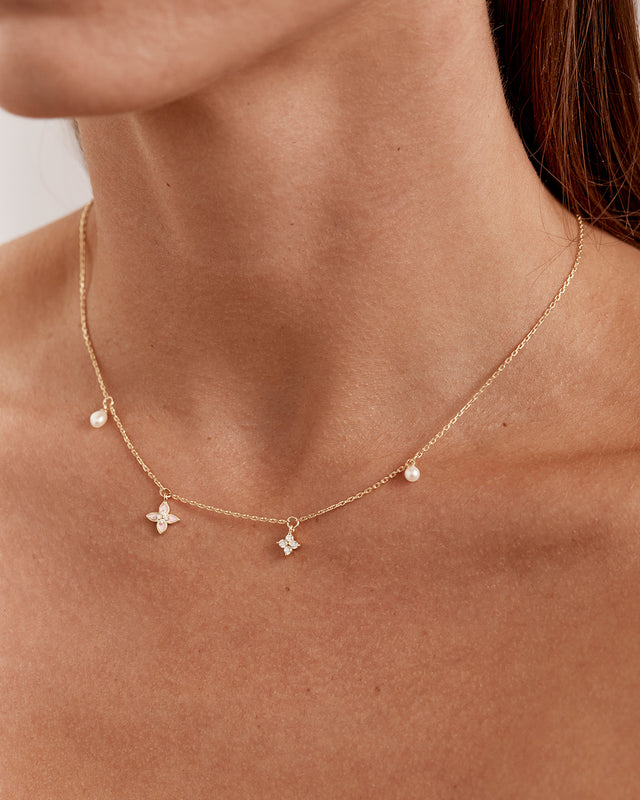 18k Gold Plated Lotus Dreams Choker