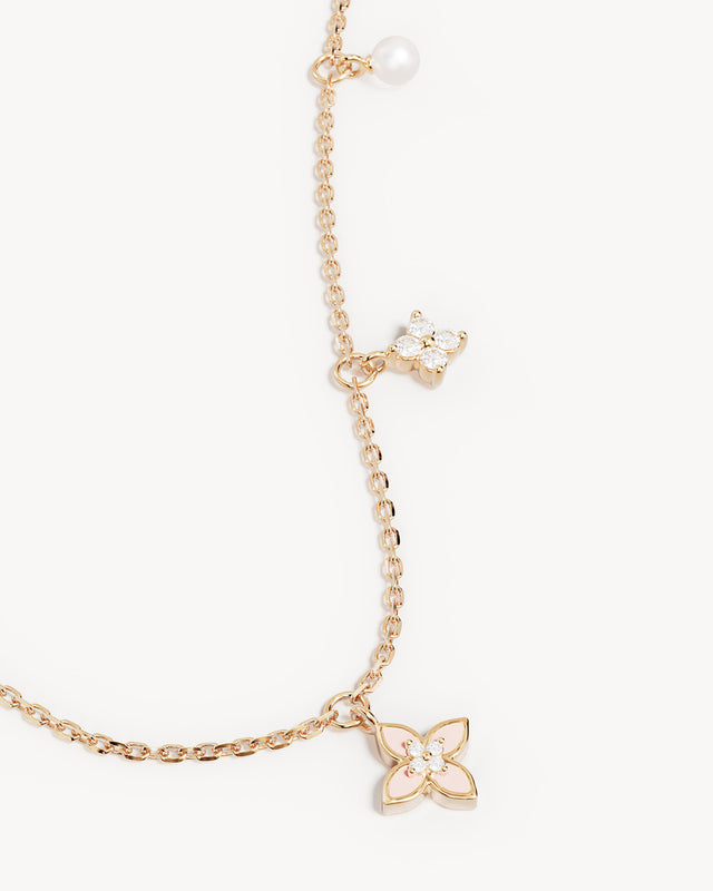 18k Gold Plated Lotus Dreams Choker