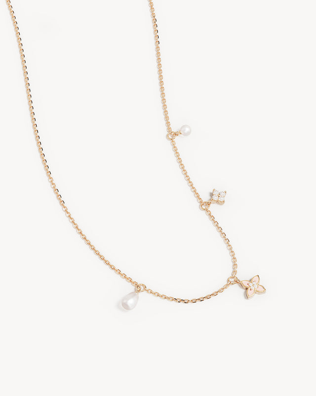 18k Gold Plated Lotus Dreams Choker