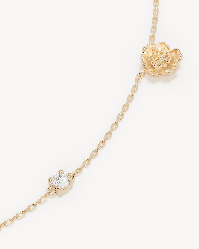 9k Solid Gold Awakened Garden Lab-Grown Diamond Choker