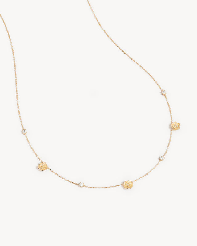 9k Solid Gold Awakened Garden Lab-Grown Diamond Choker