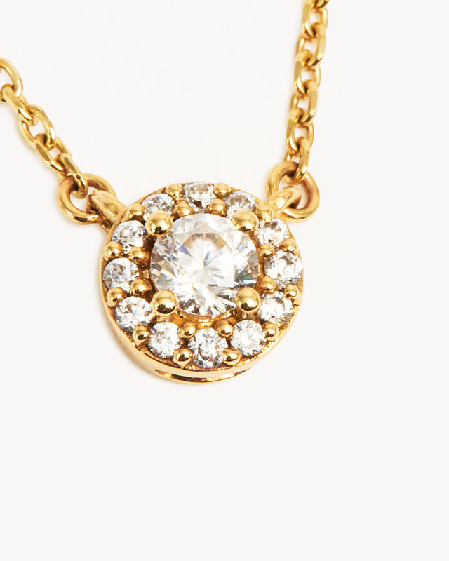 14k Solid Gold Ocean Mist Diamond Necklace