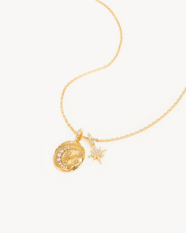 18k Gold Vermeil Believe Small Necklace