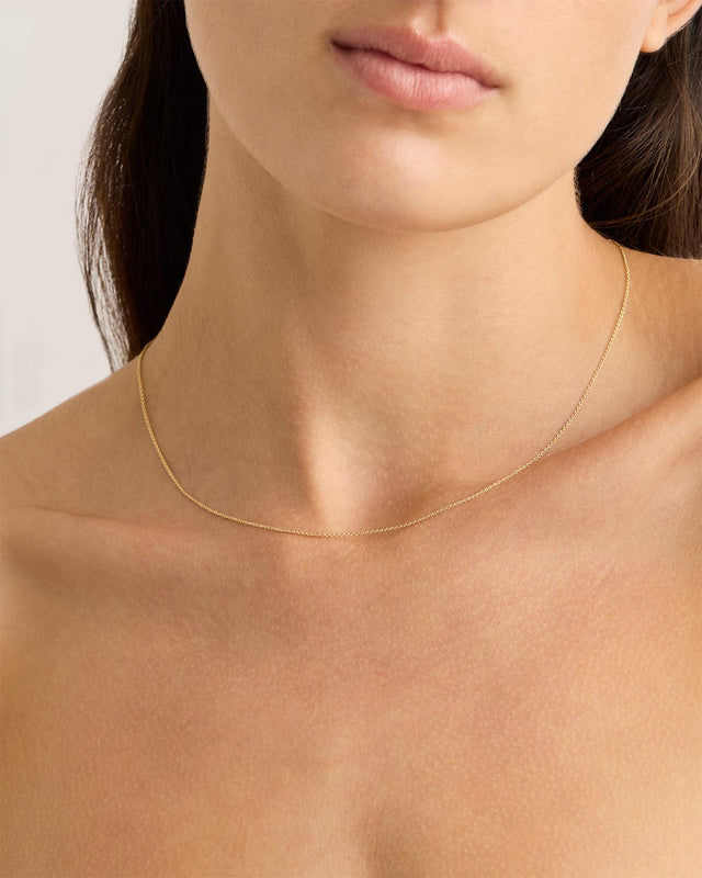 18k Gold Vermeil 18" Fine Rolo Chain Necklace