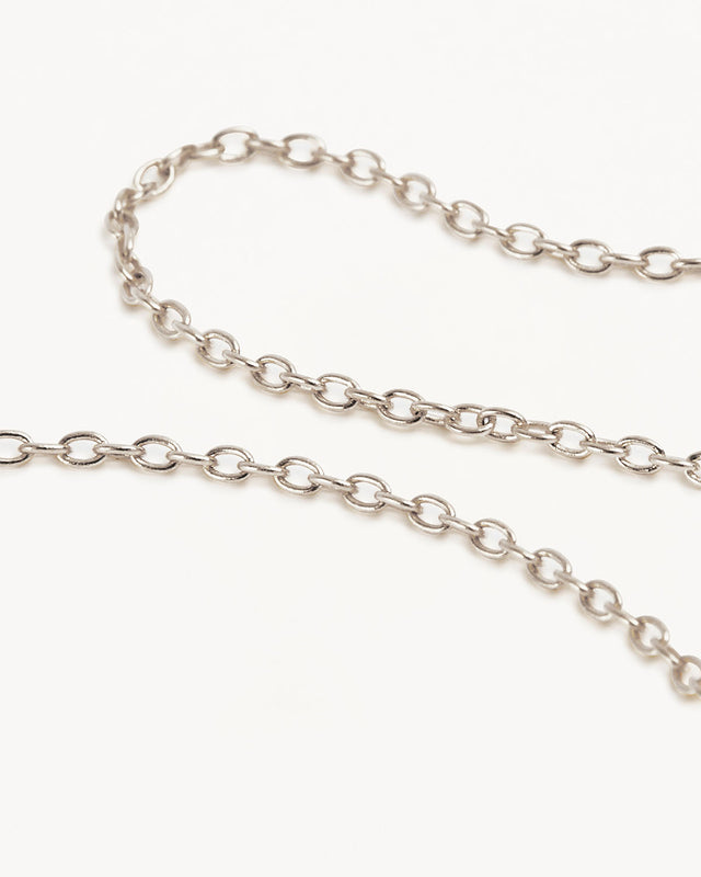 Sterling Silver 18" Fine Rolo Chain Necklace