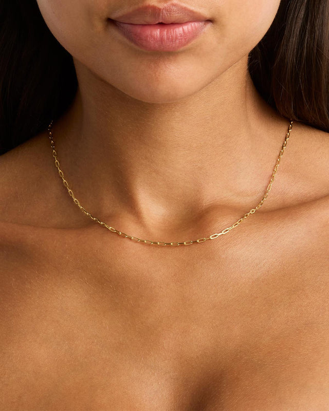 Pack of 2 chain necklaces 18k - Women