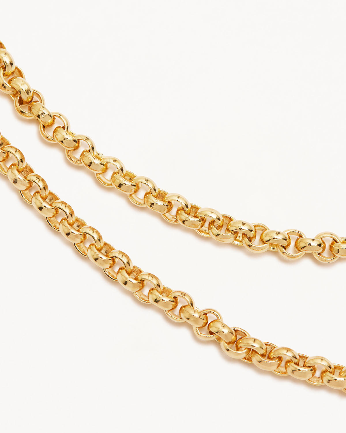 Antique Victorian 9ct Rose Gold Belcher Chain Necklace For Sale at 1stDibs