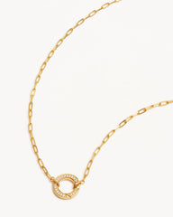 18k Gold Vermeil Celestial Annex Link Necklace