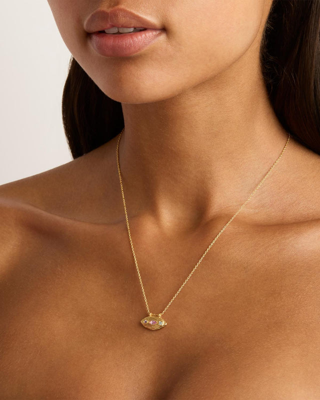 Gold Connect to the Universe Necklace