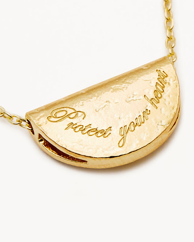 18k Gold Vermeil Lotus Birthstone Necklace - August - Peridot