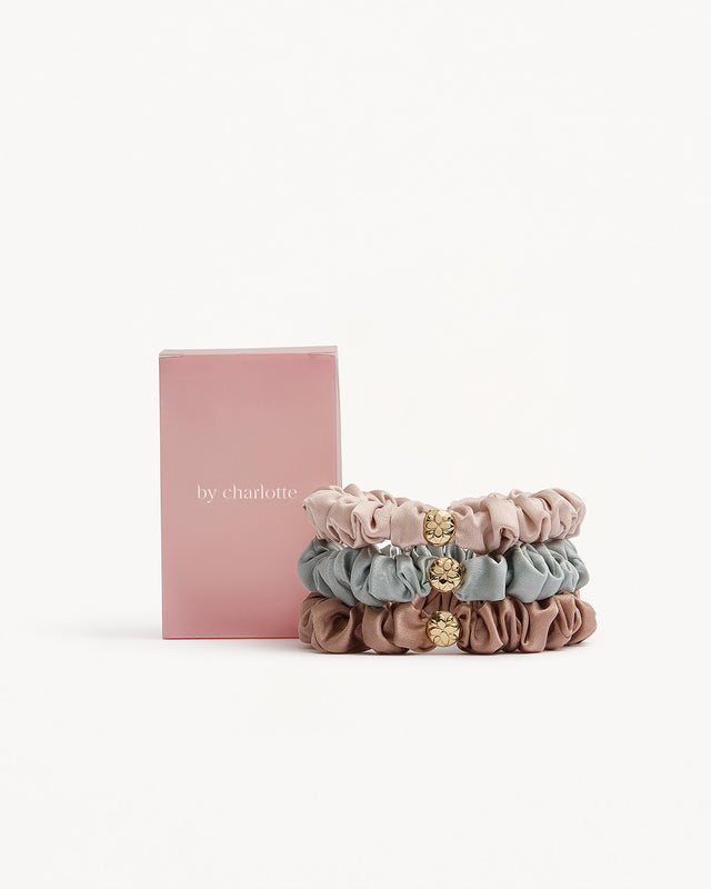 Rise and Bloom Silk Scrunchies