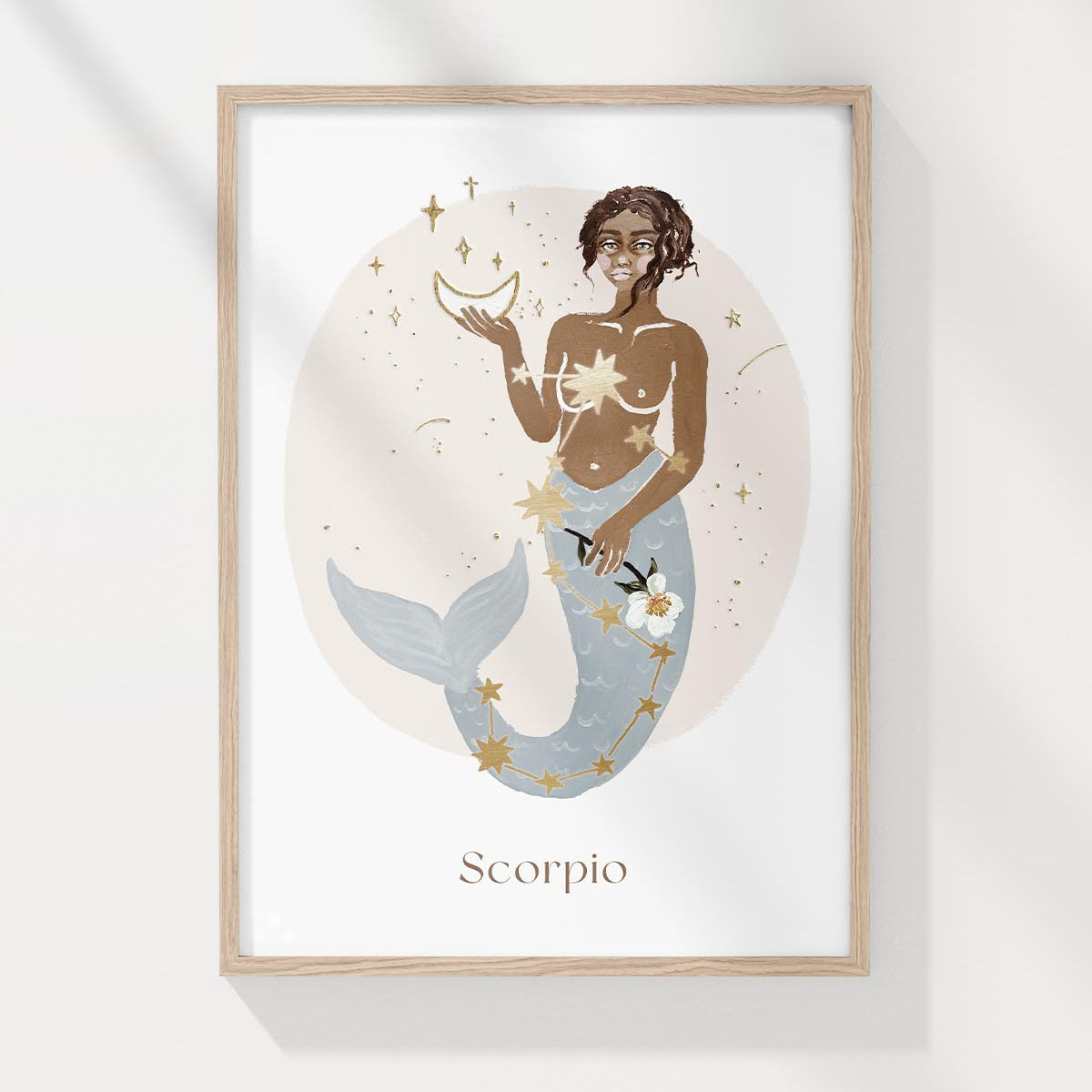 Zodiac Goddess A4 Unframed Print Scorpio by charlotte