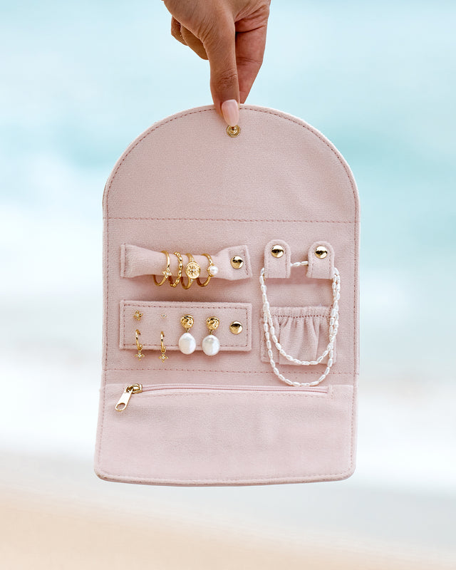 Blush Travel Jewellery Case