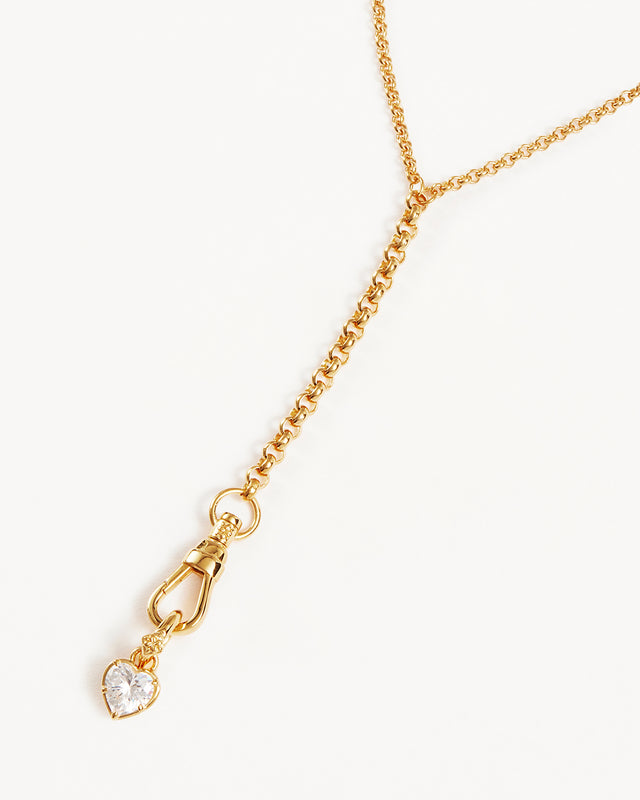 18k Gold Vermeil Radiant Heart Annex Link Pendant