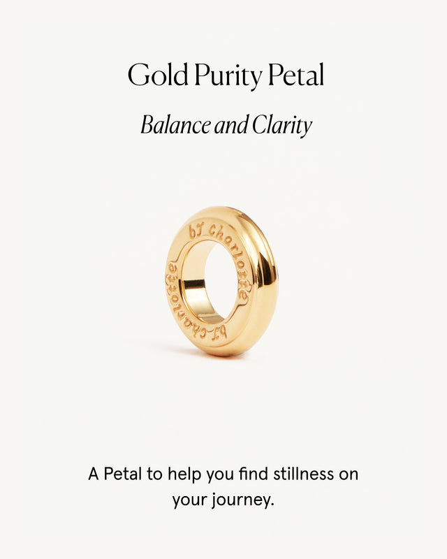 18k Gold Vermeil Purity Petal Charm