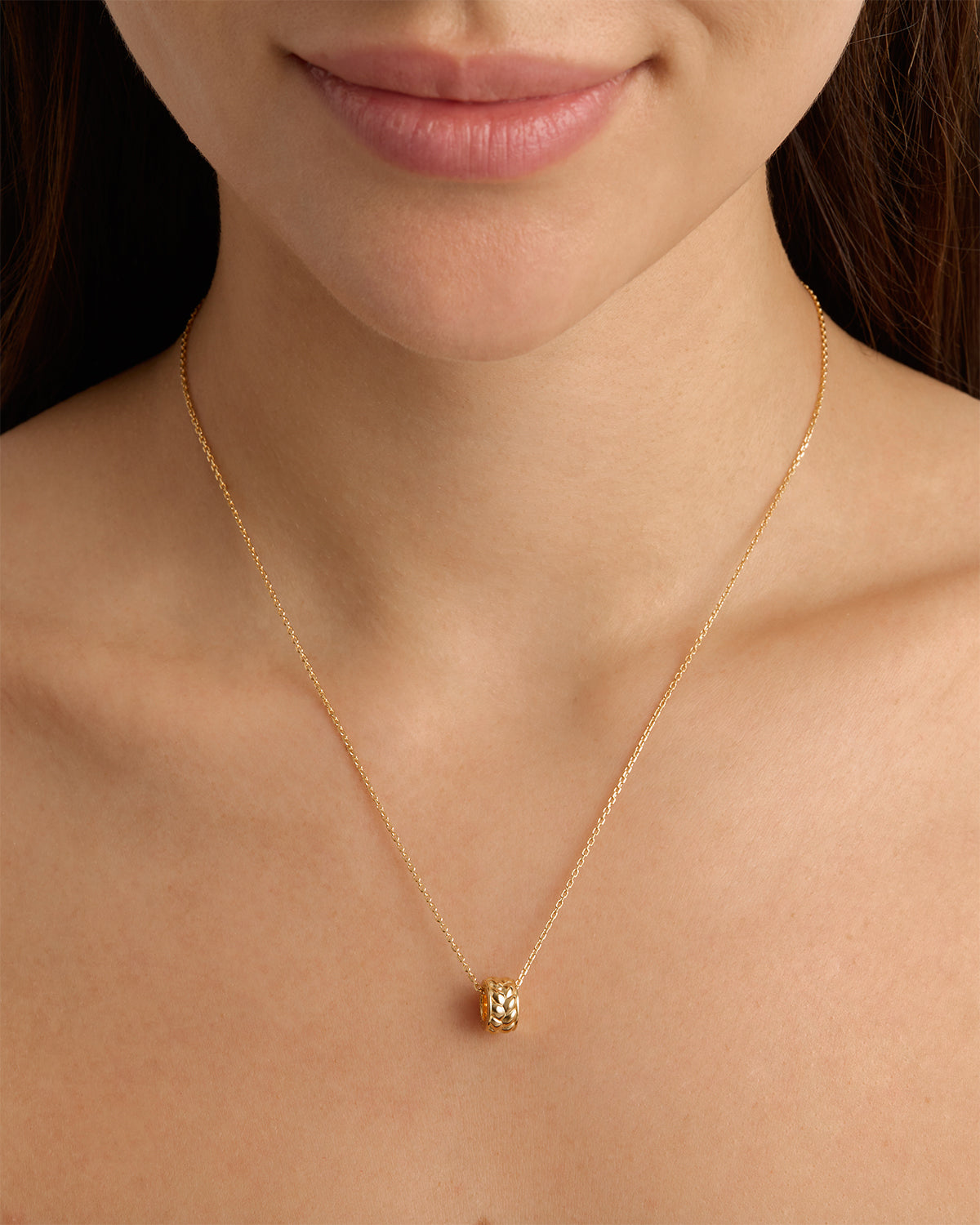 18k popular gold necklace