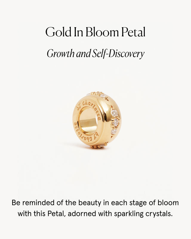 18k Gold Vermeil In Bloom Petal Charm