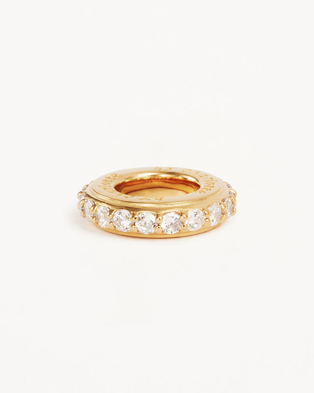 18k Gold Vermeil Halo Petal Charm