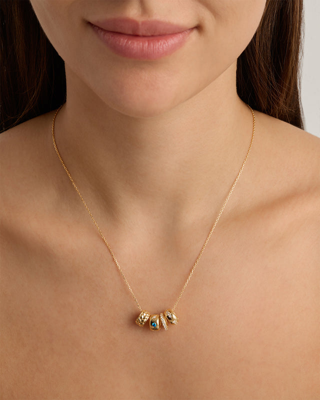 18k Gold Vermeil Halo Petal Charm