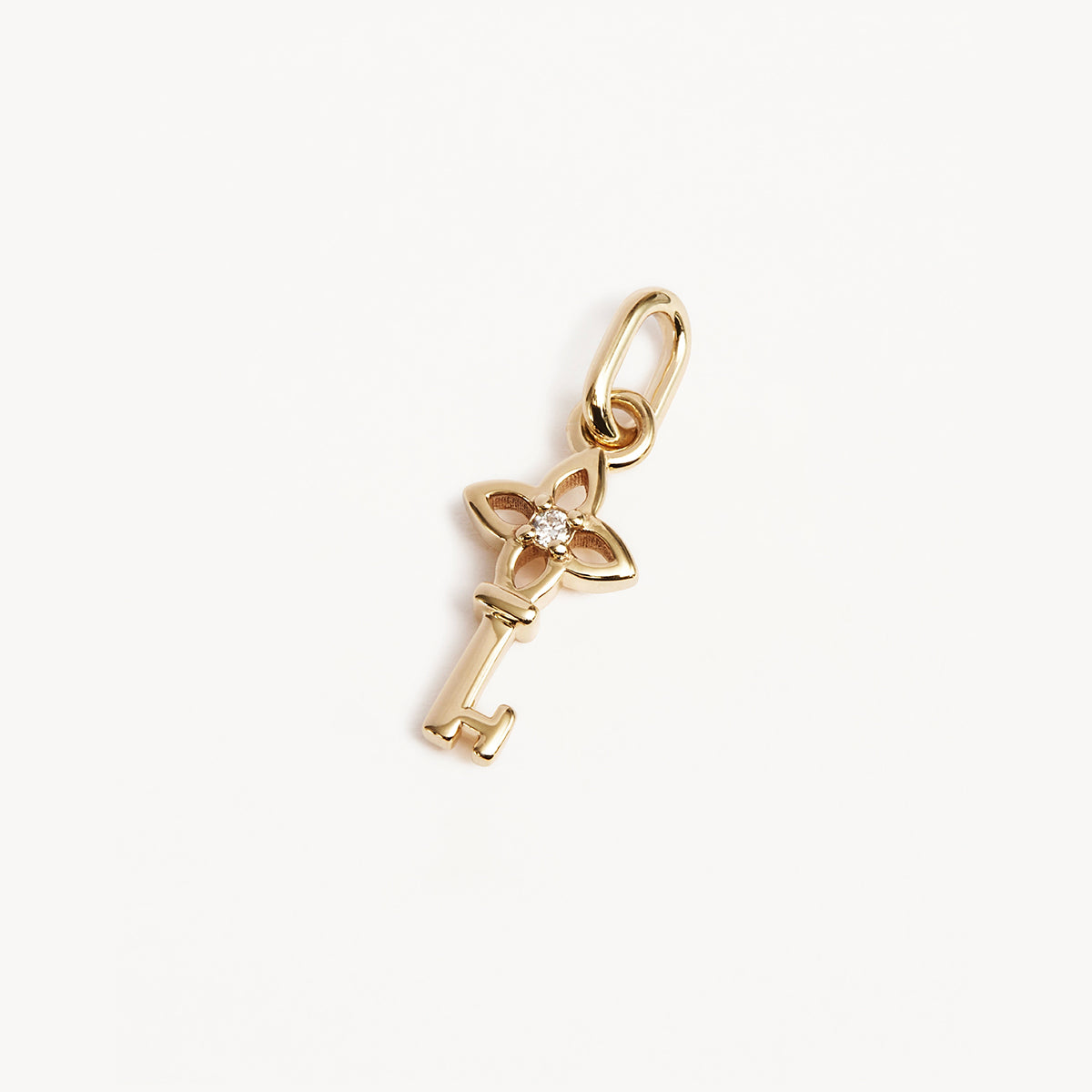 9k Solid Gold Key to My Heart Lab-Grown Diamond Pendant – by charlotte