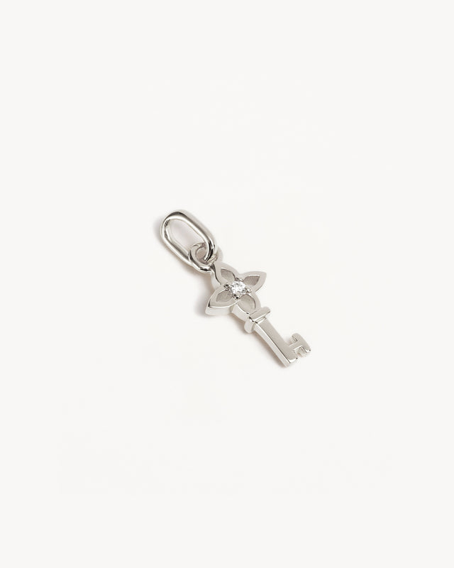 Sterling Silver Key to My Heart Pendant