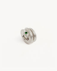 Sterling Silver Snake Petal Charm