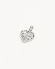 Sterling Silver Blooming Together Small Heart Locket Pendant