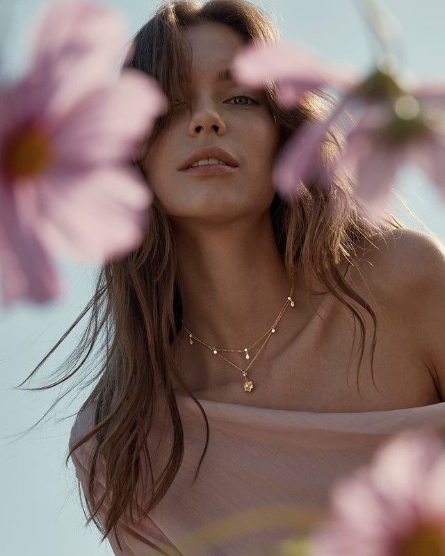 18k Gold Vermeil Bloom Within Lotus Pendant