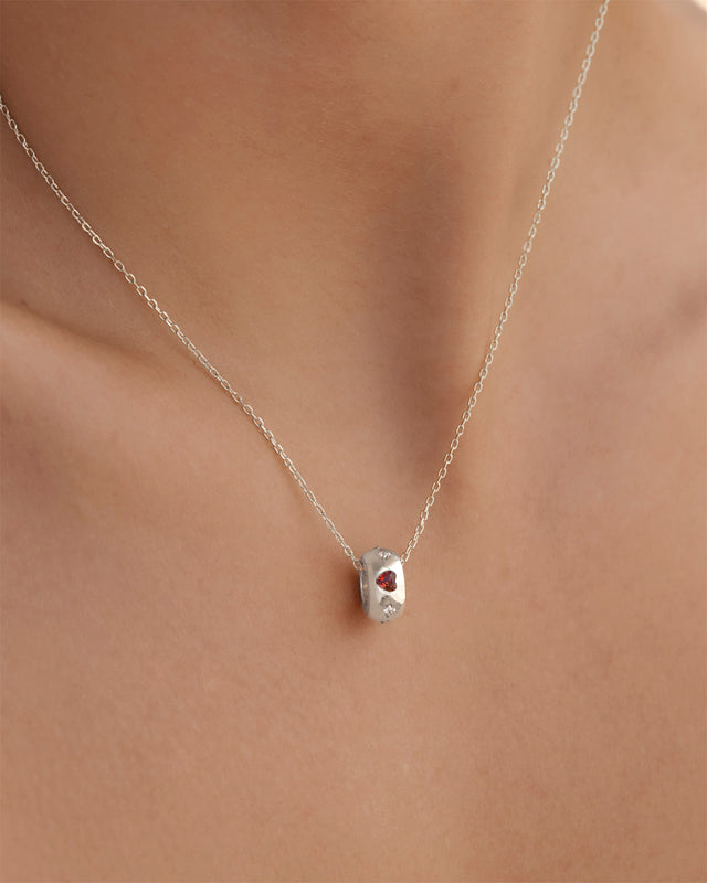 Sterling Silver Love and Luck Petal Charm