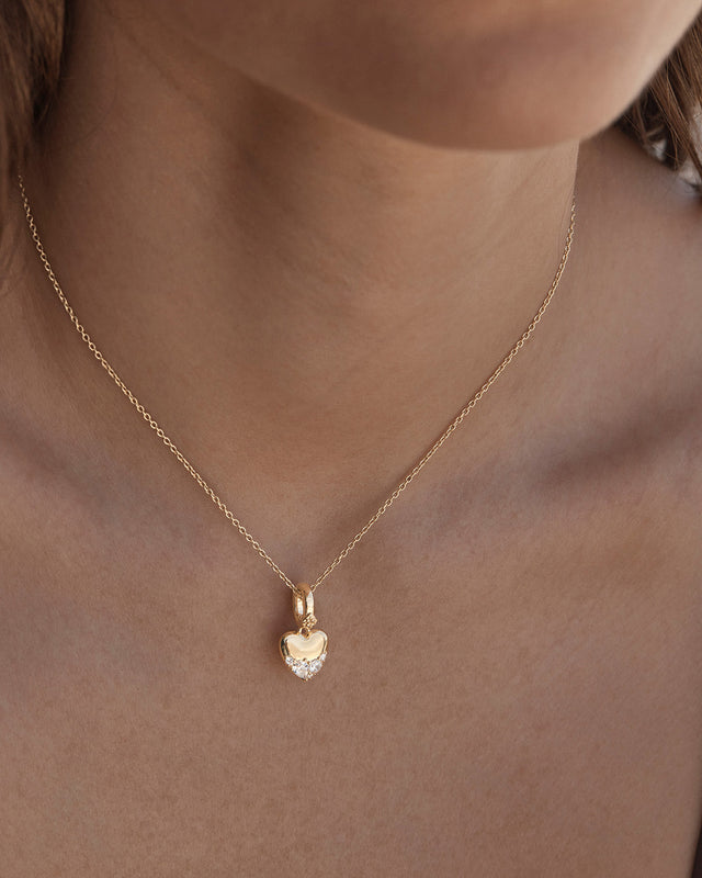 18k Gold Vermeil You Have My Heart Pendant