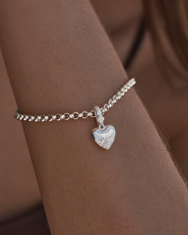 Sterling Silver You Have My Heart Pendant