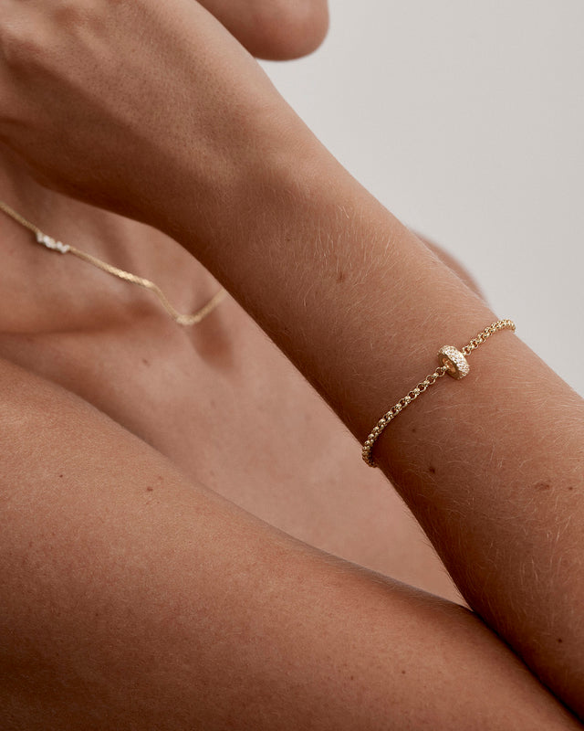 18k Gold Vermeil Scattered Light Petal Charm